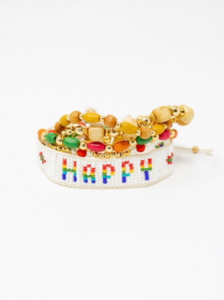 Happy Bead Bracelet Set