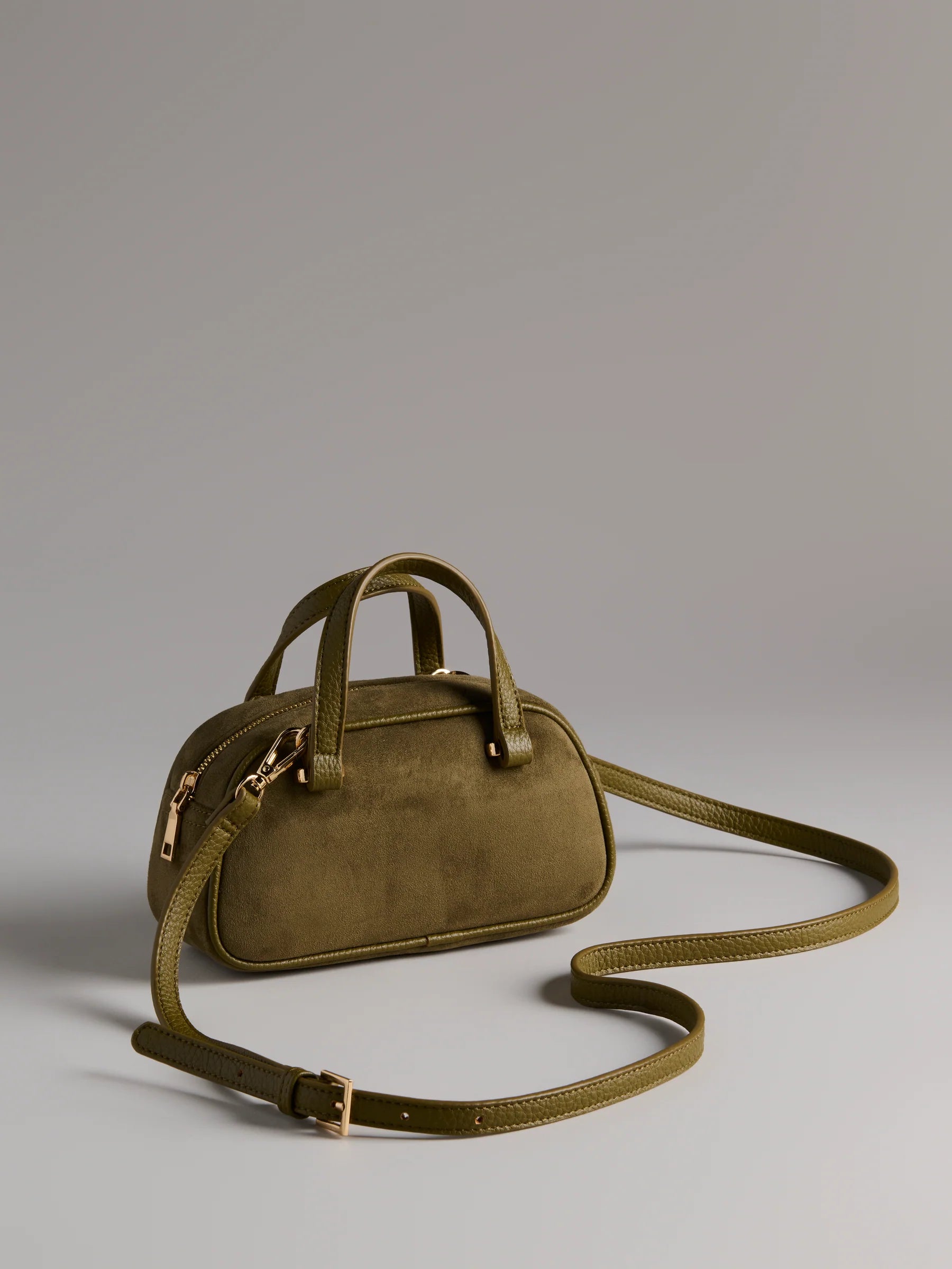 Vallerie Suede Mini Top Handle