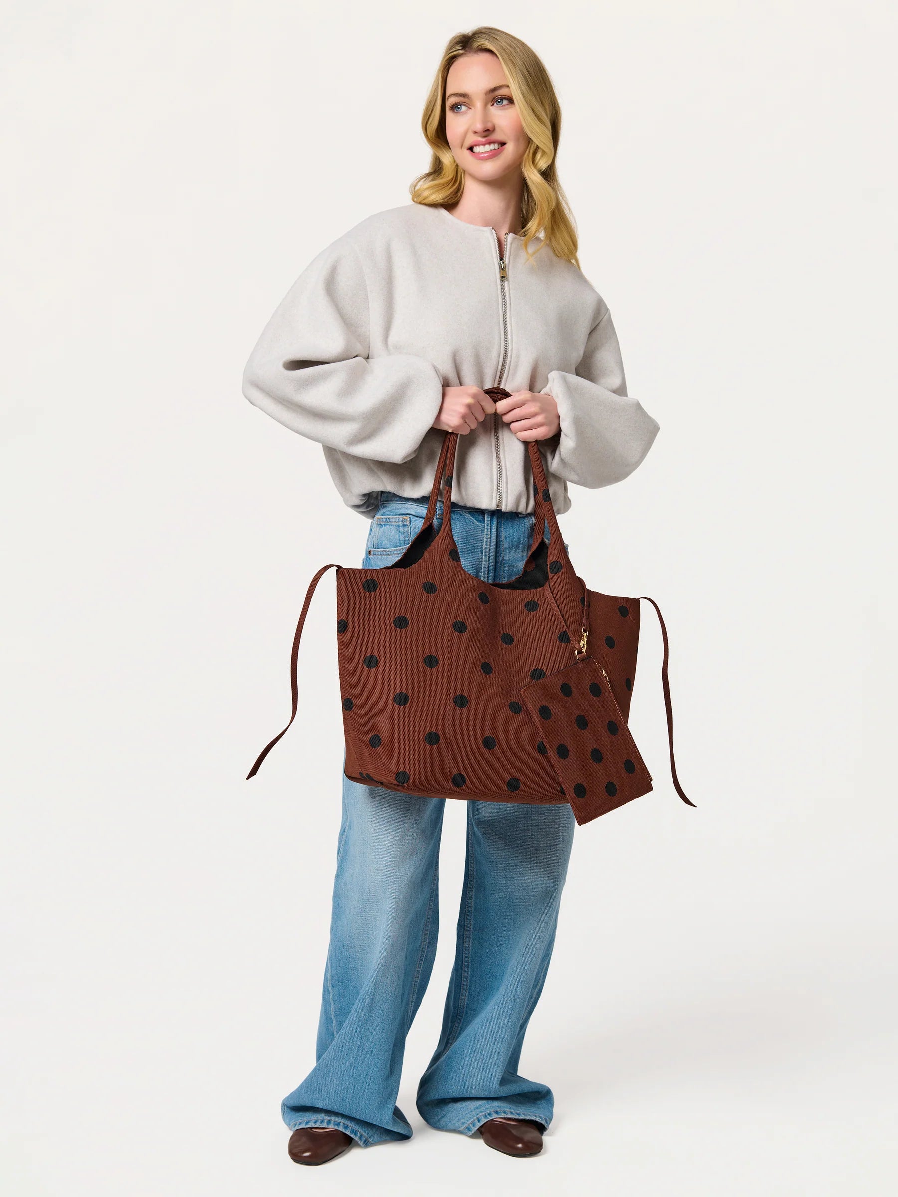Robbie Polka Dot Tote