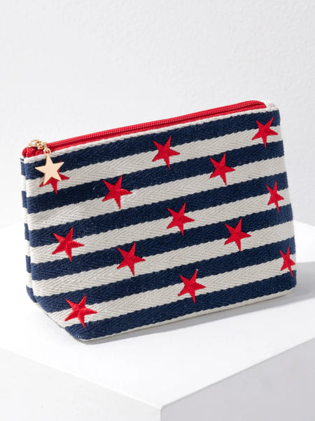 Stars Stripes Zip Pouch