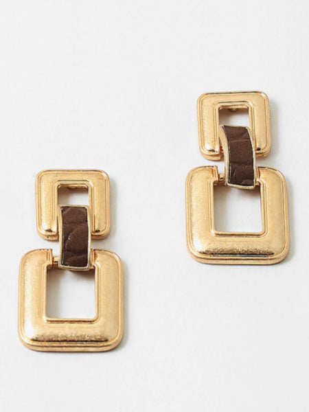 Square Link Earring