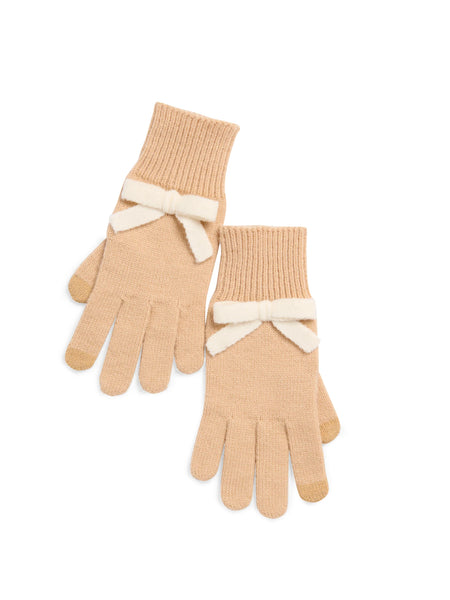 Mia Touchscreen Bow Gloves