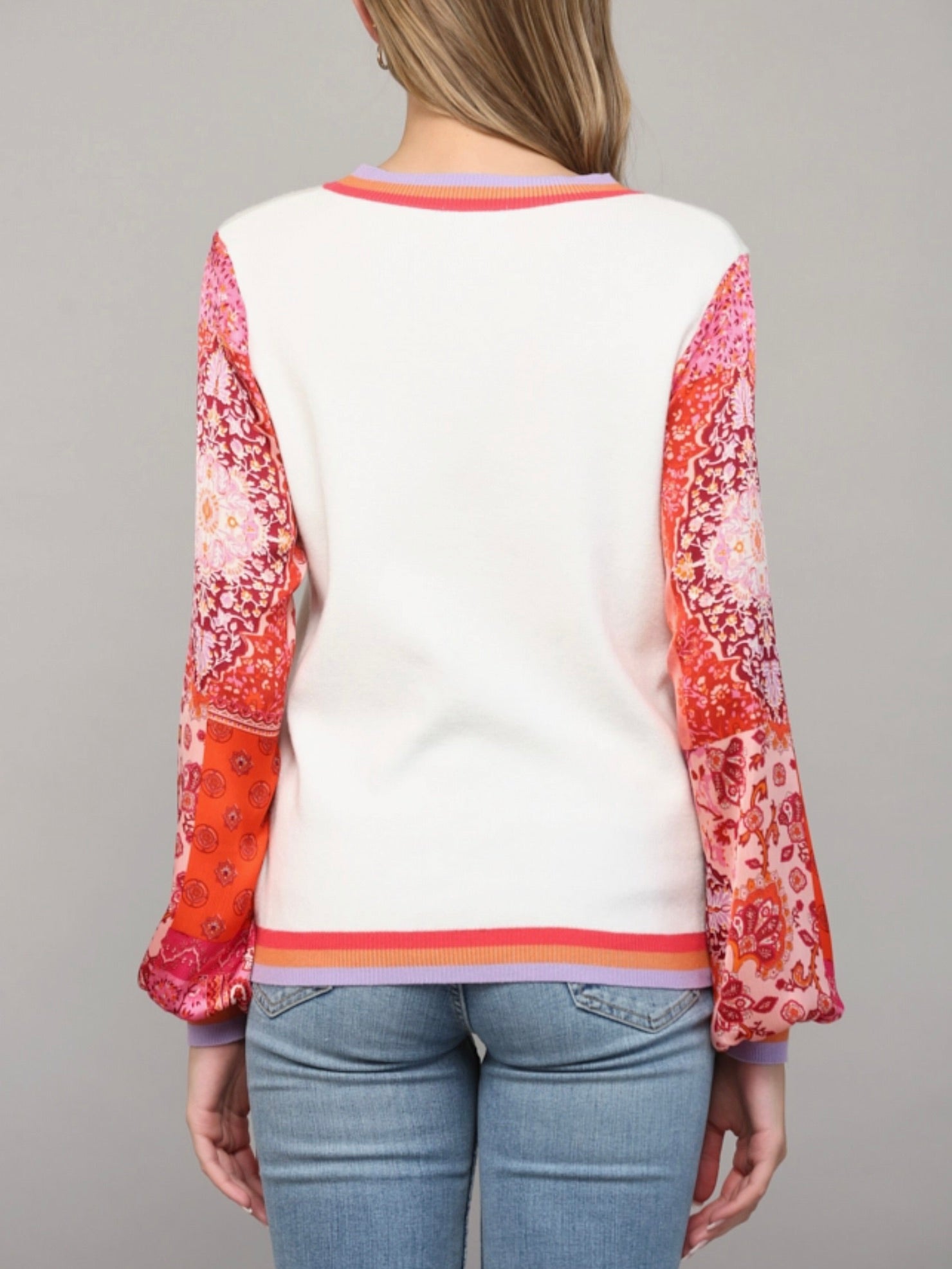Stacey Floral  Print Sweater