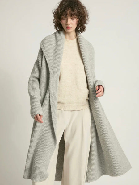 Wide Shawl Collared Cardigan