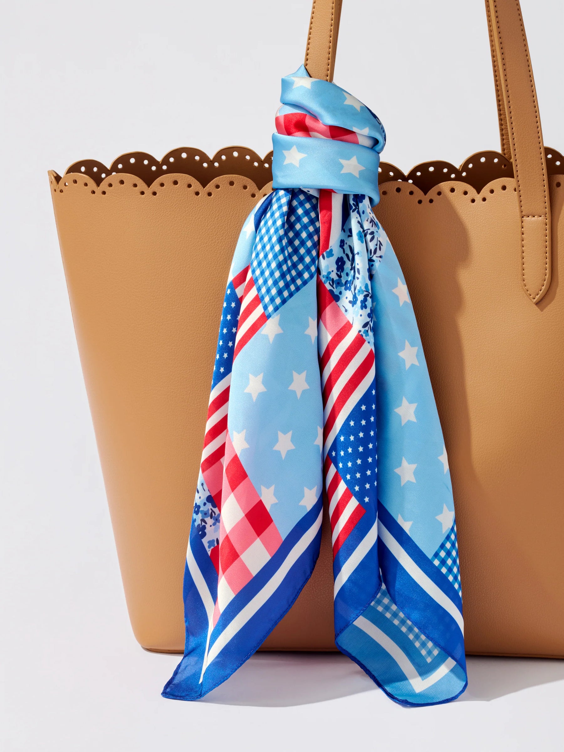 Flag Patchwork Scarf
