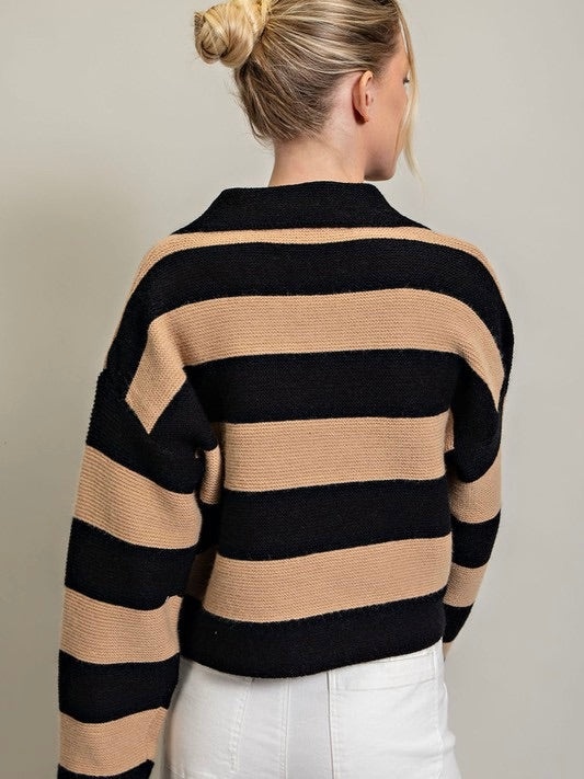 Stripes Away Sweater