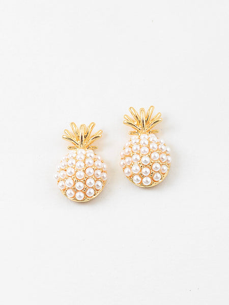 Pearl Pineapple Earring