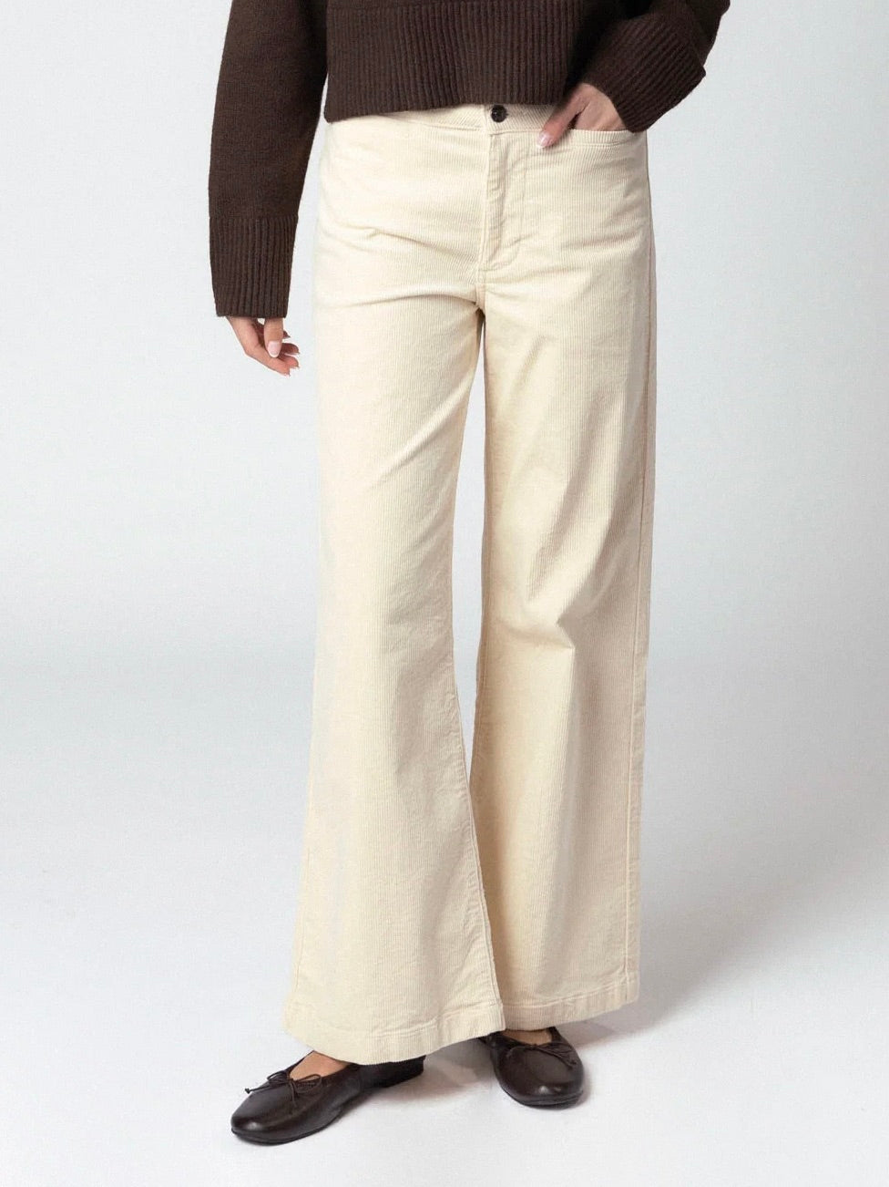 Kut Jeans Meg Wide Leg Pant with Welt Pocket