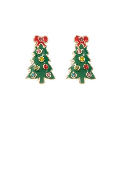 Christmas Tree Earrings