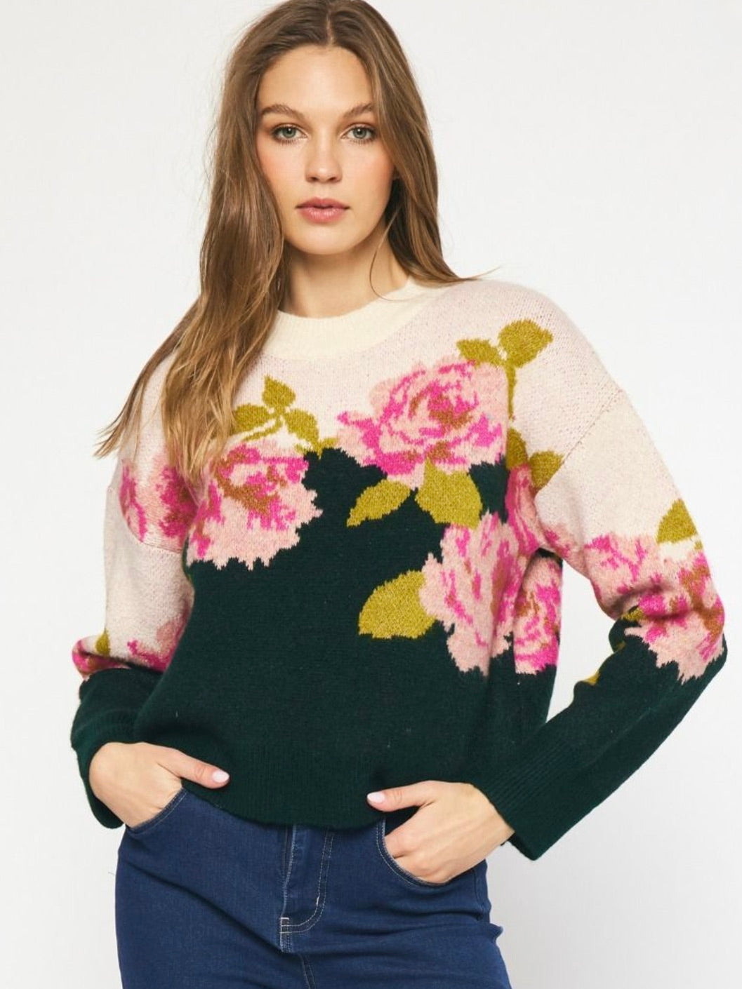 Floral Fields Sweater