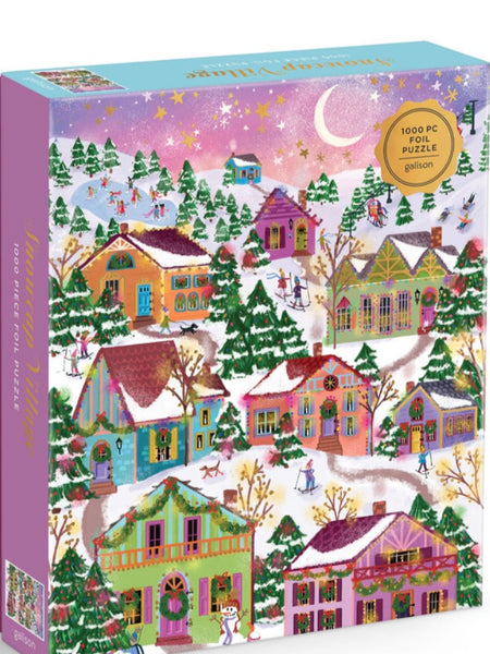 Snowcap Village Foil Puzzle
