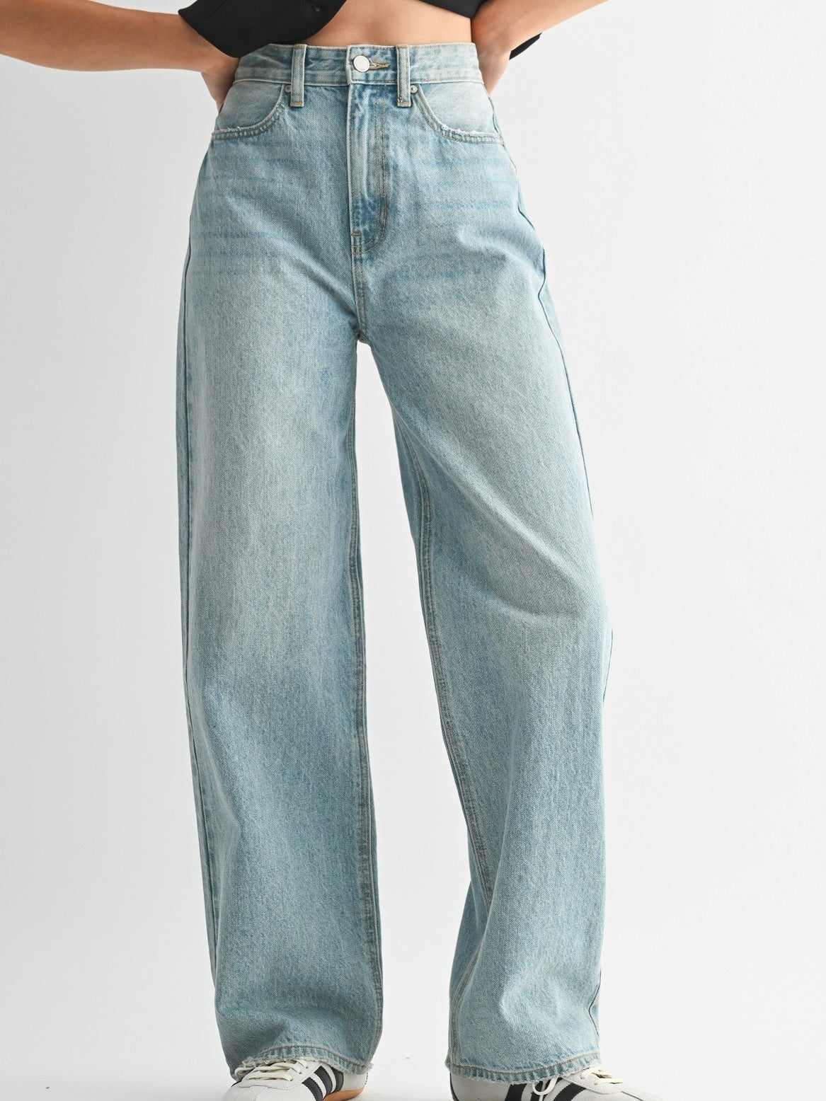 High Waisted Skater Jean