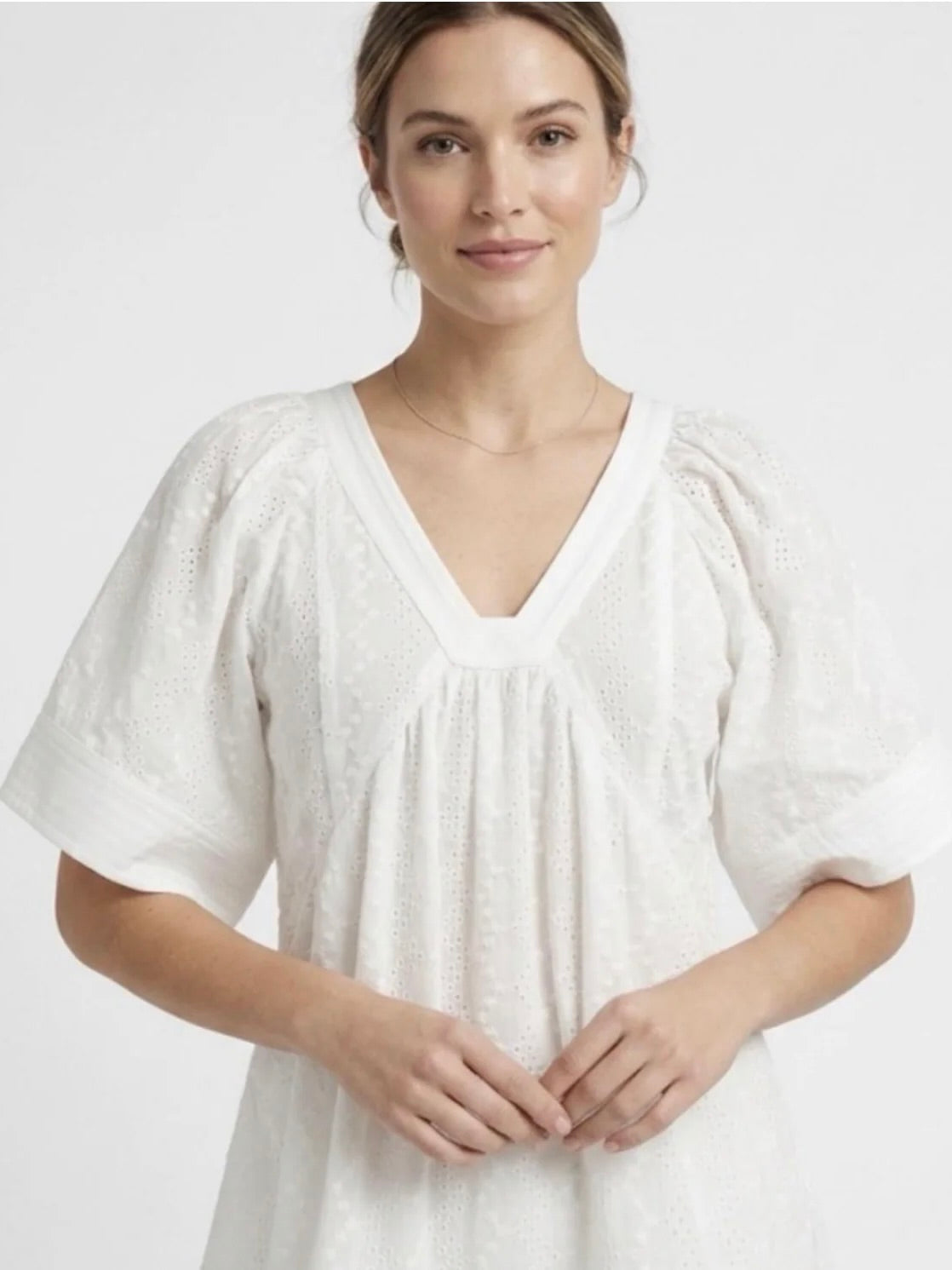 Joan Eyelet Lace Blouse