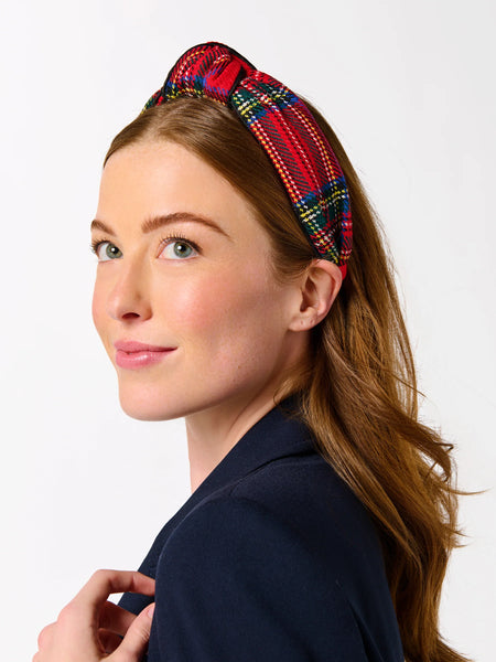 Tartan Knotted Headband