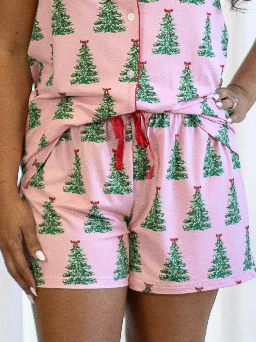 Noelle Tree Sleep Shorts