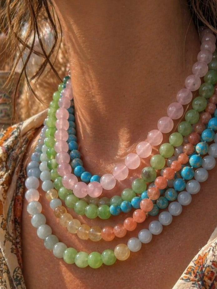 Natural Bead Necklace