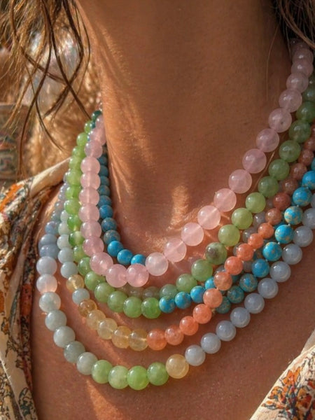 Natural Bead Necklace