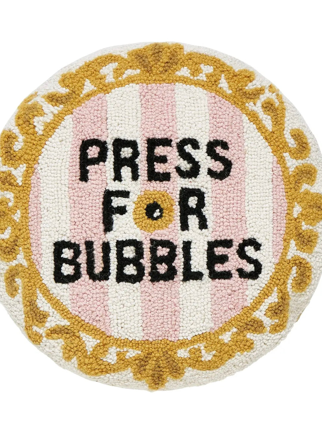 Peking 16" Round Bubble Bell Pillow