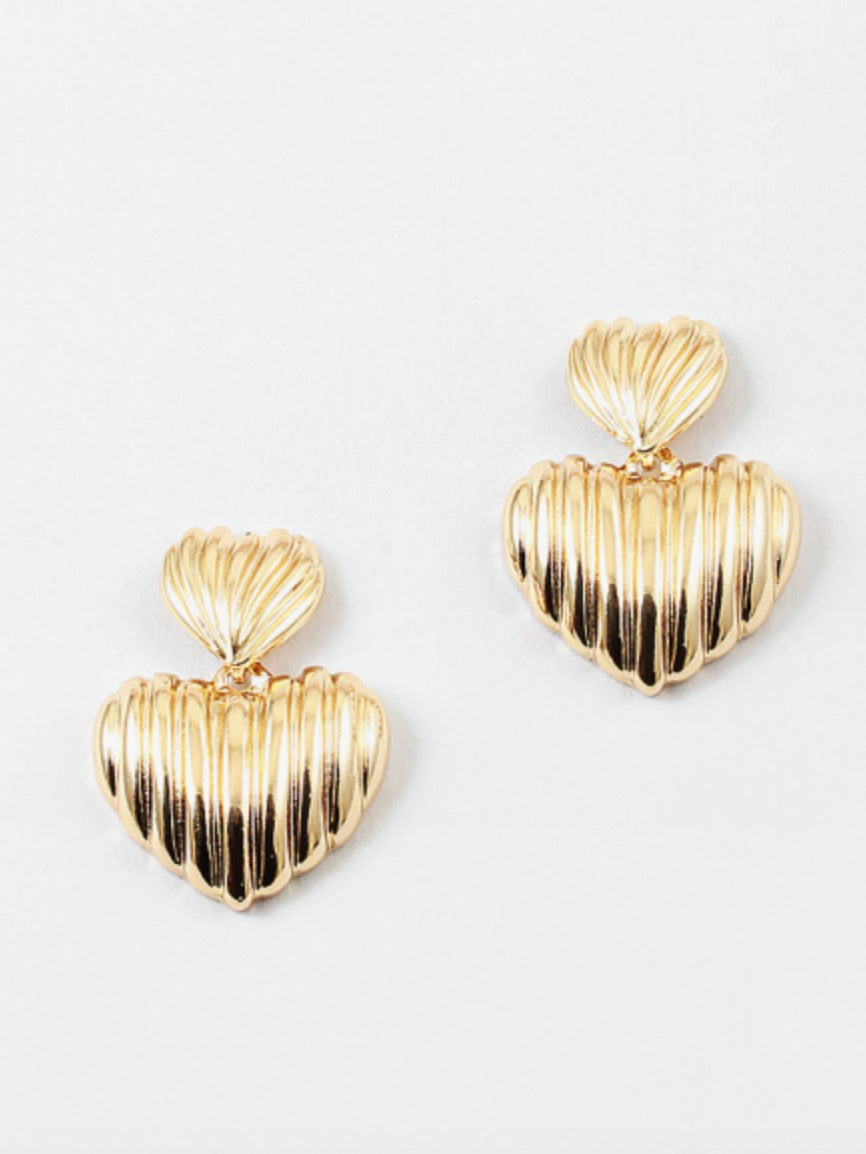 Bubble Heart Earring