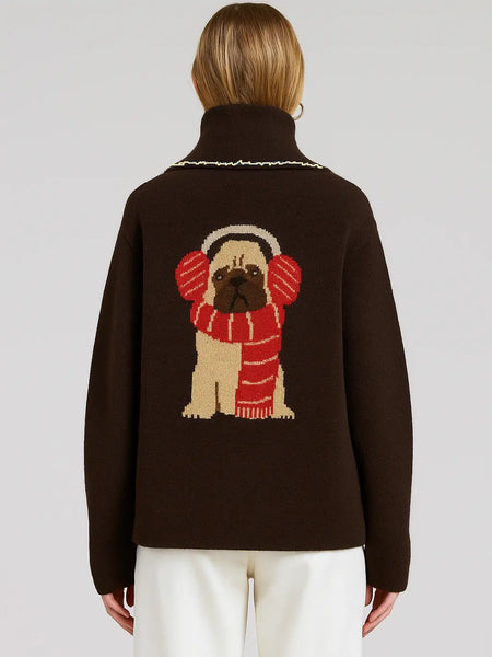Pug Cardigan