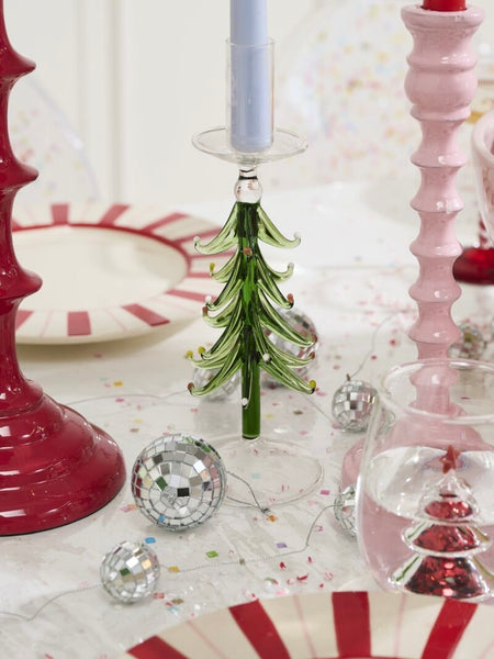 Fir Tree Candleholder 3.25" x 9.5"