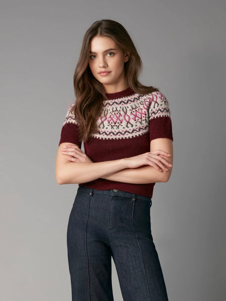 Short Sleeve Ski Sweater