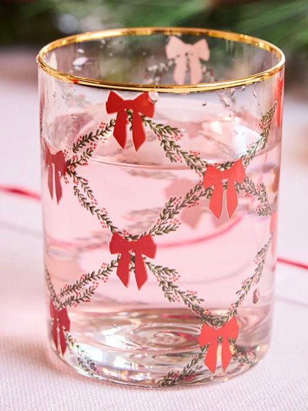 Holiday Trellis Cocktail Glass