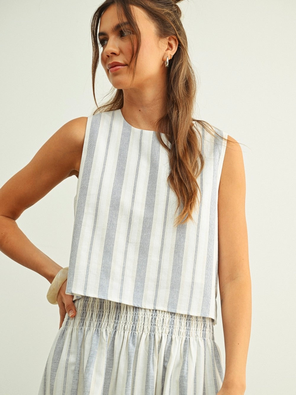 Stripe Crop Top