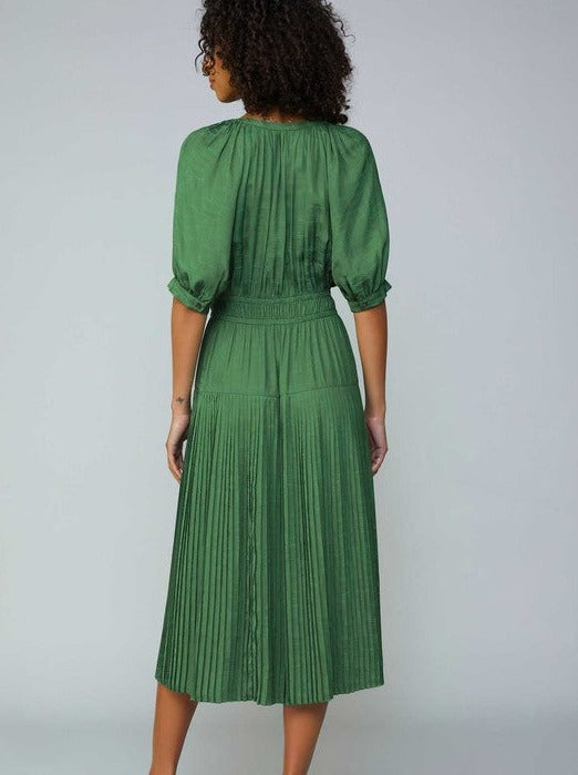 With Envy Pleated Maxi Dress