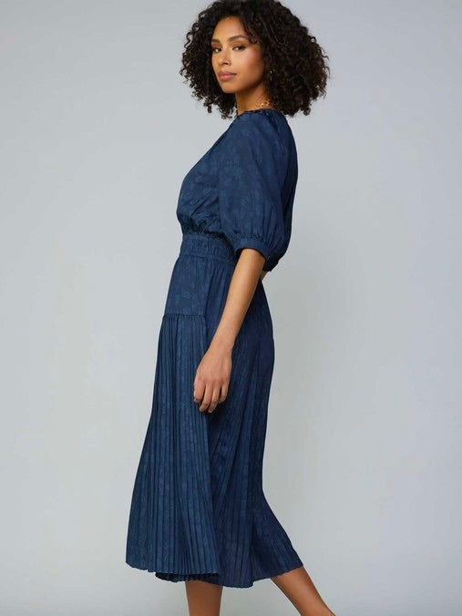 With Envy Pleated Maxi Dress