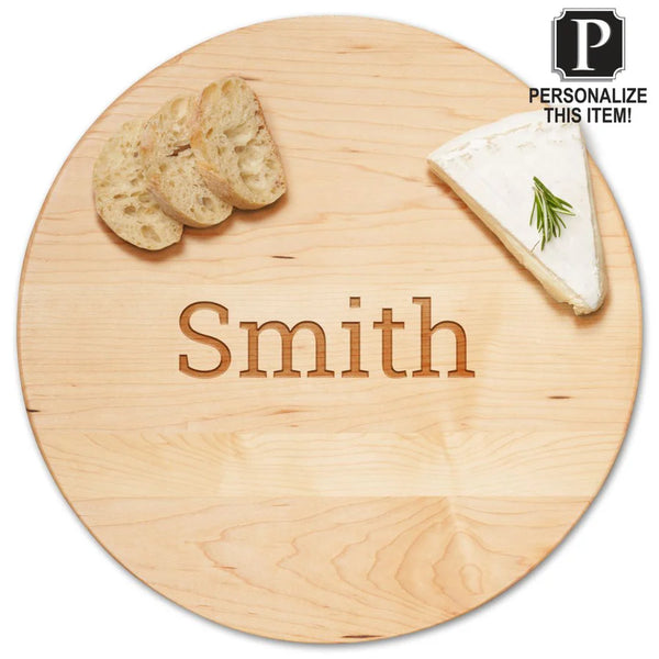 Personalized Maple Wood Round Lazy Susan - 16"