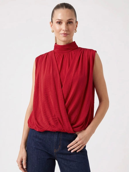 Wrapover Bubble Top