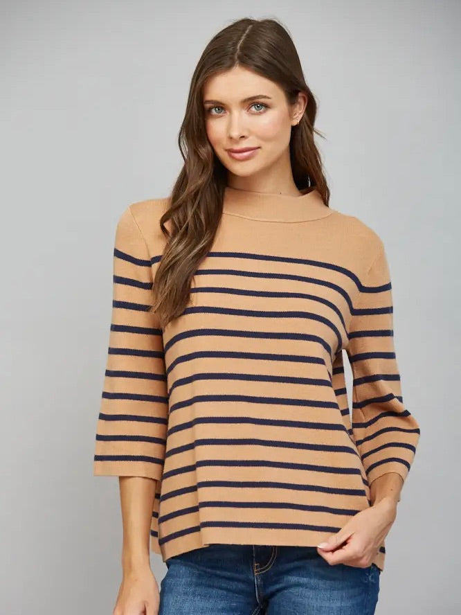 Genevieve Mock Neck Sweater