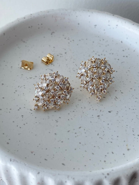 Flashy Teardrop Earring