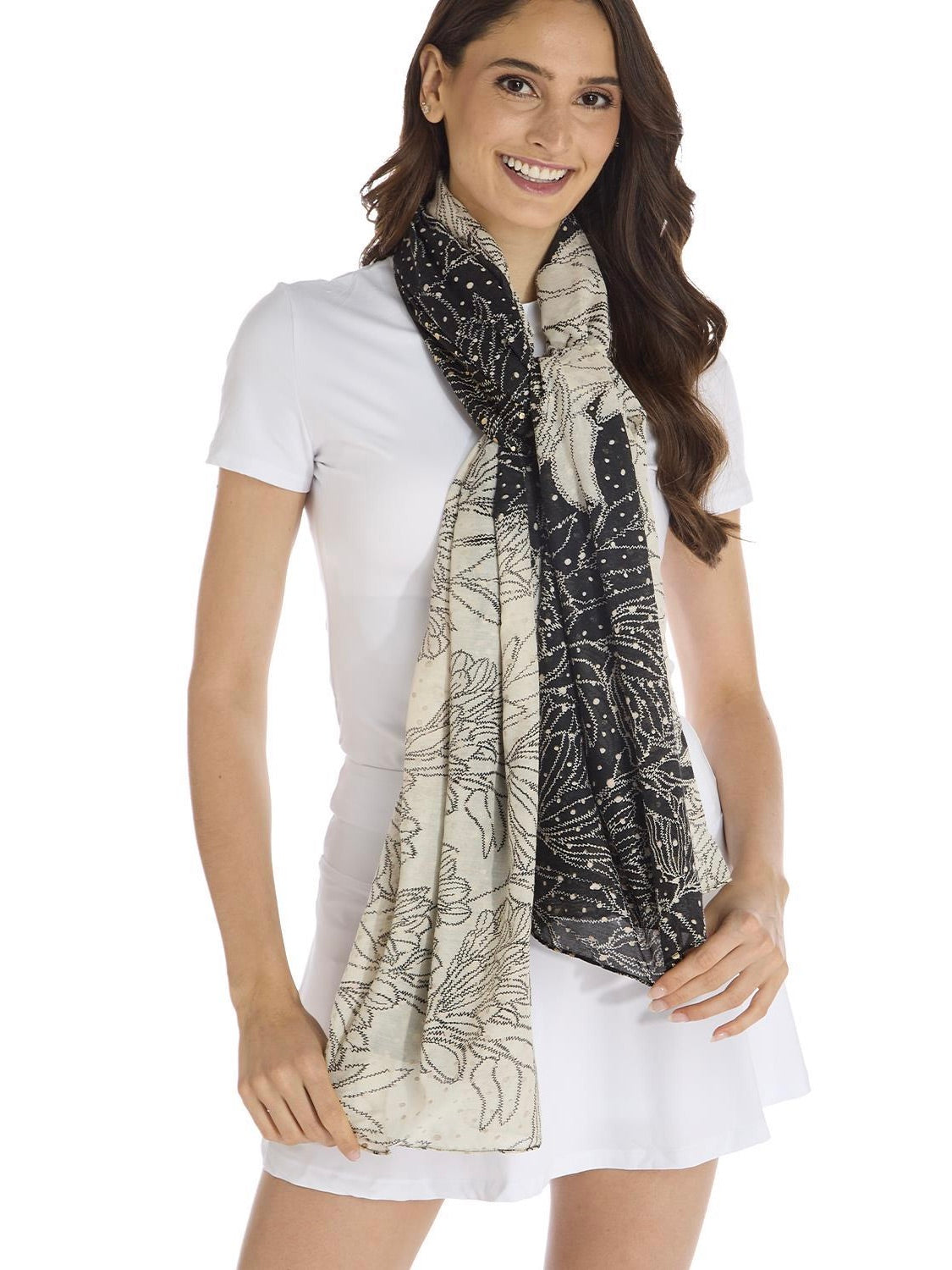 Lightweight Printed Scarf