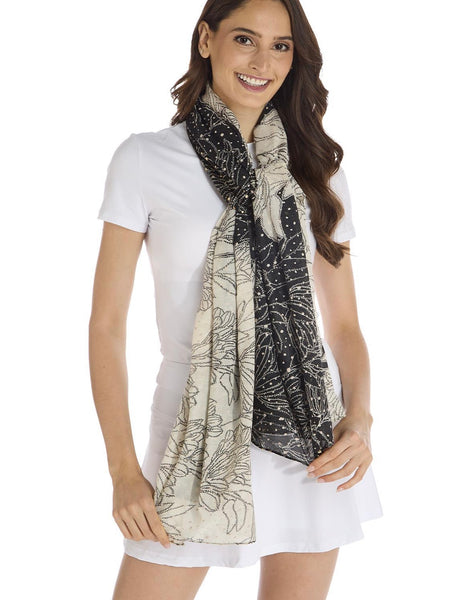 Lightweight Printed Scarf