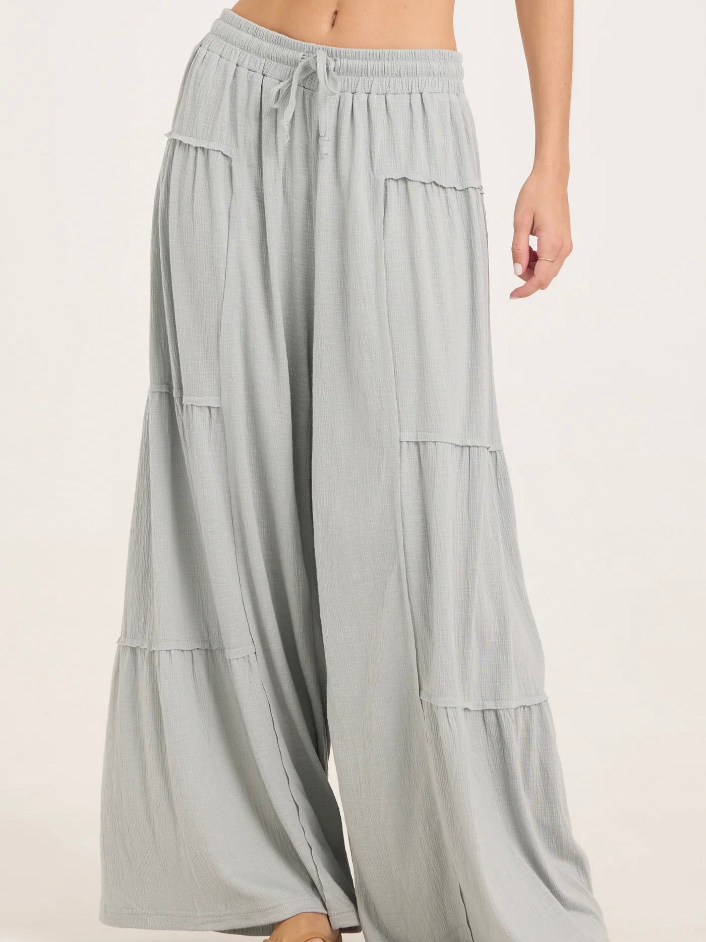 Textured Slub Knit Pant