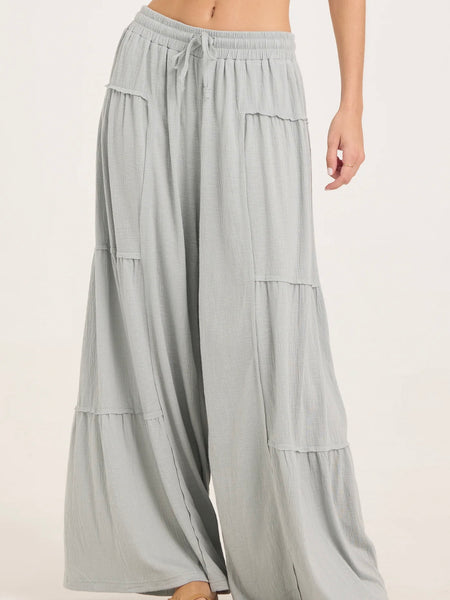 Textured Slub Knit Pant