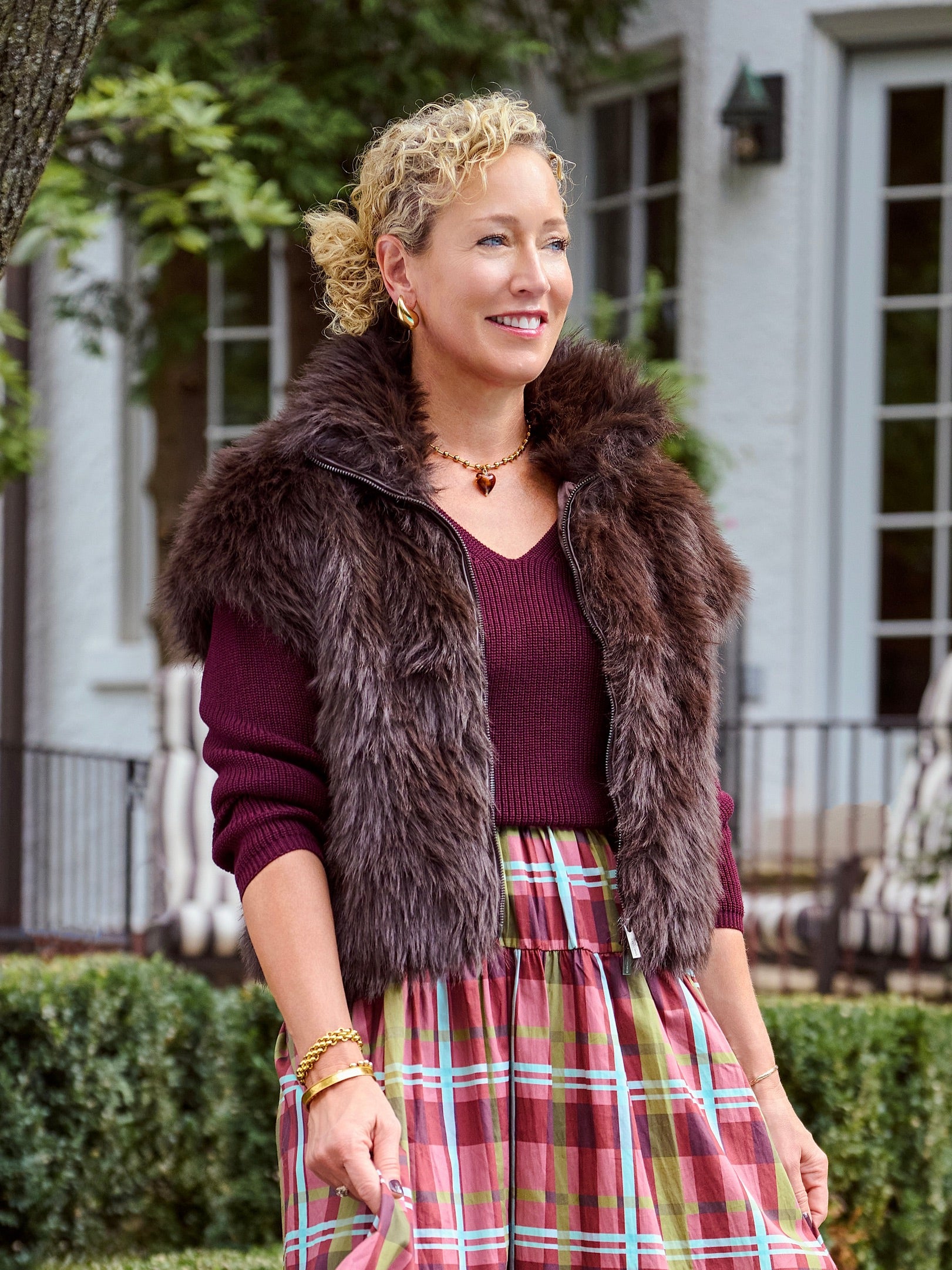 Sanctuary Silky Fur Vest