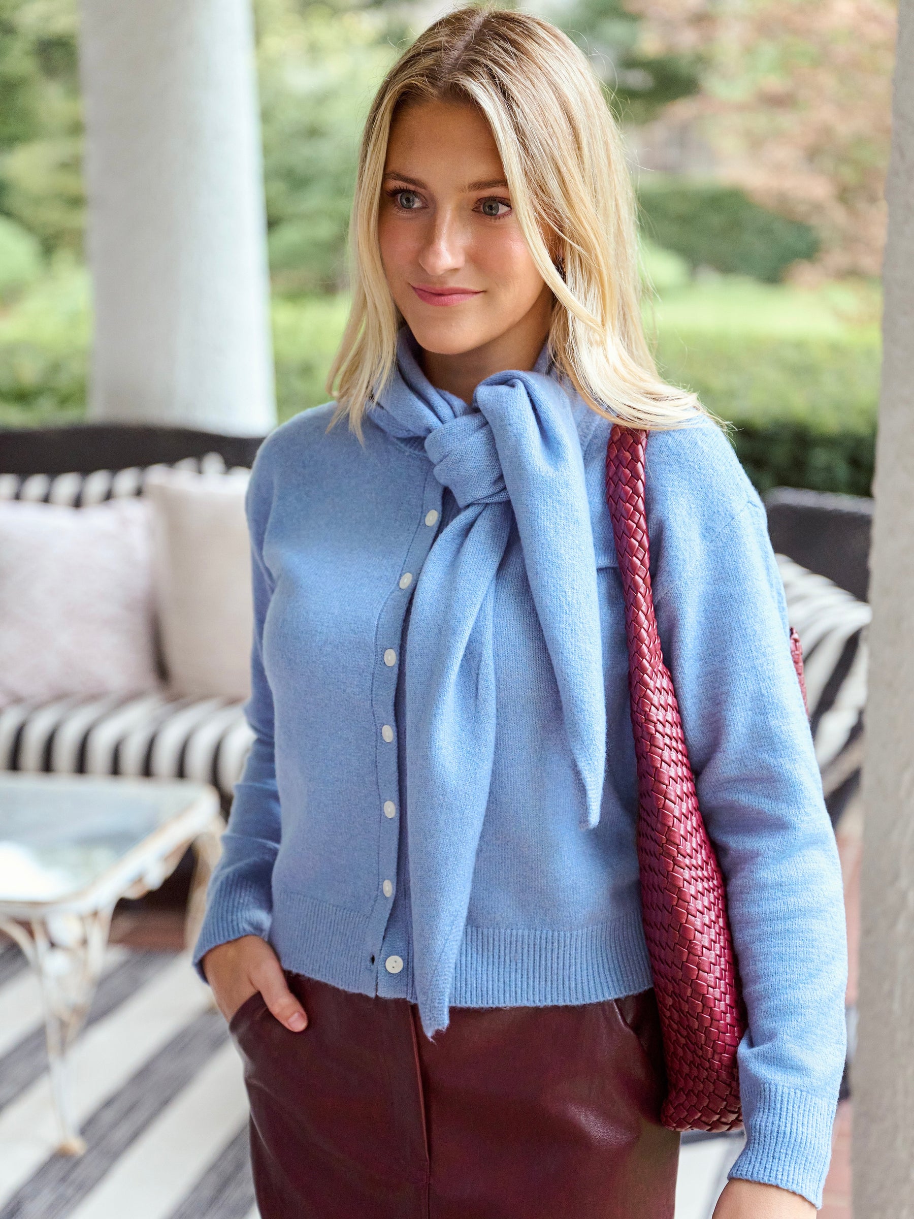 Pasha Cardi with Scarf