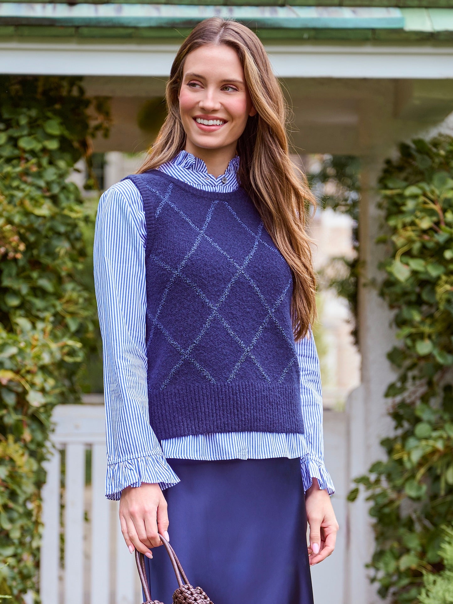 Sequin Sweater Vest