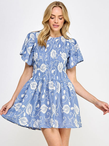 Eloise Embroidered Dress
