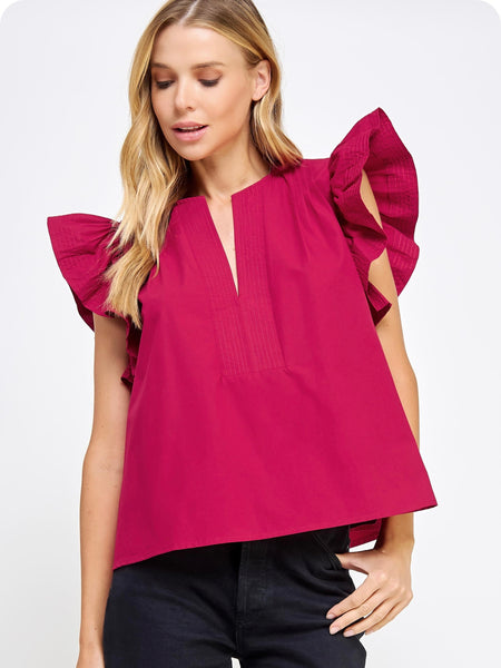 Frankie Poplin Top