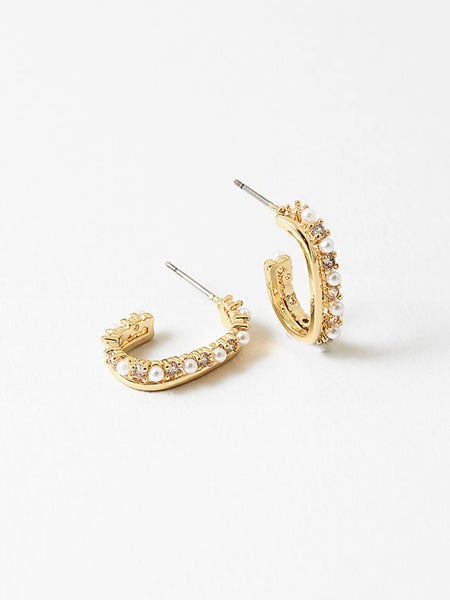 Eloise Pearl Hoops