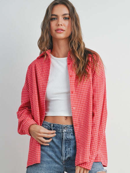 Kelsea Oversized Check Shirt