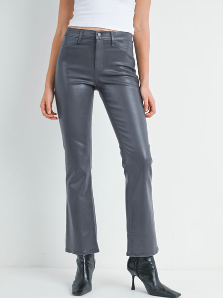 Just Black Denim : Coated Slim Bootcut