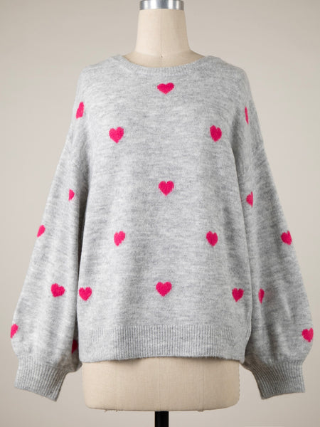 Oversized Heart Sweater