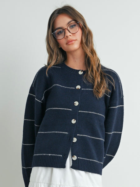 Gridlock Oversize Cardigan