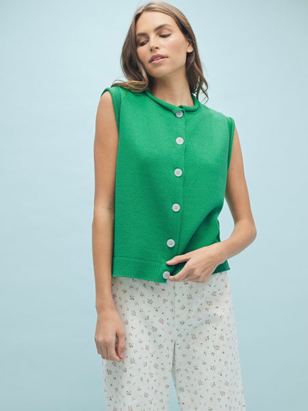 Bethany Button Vest