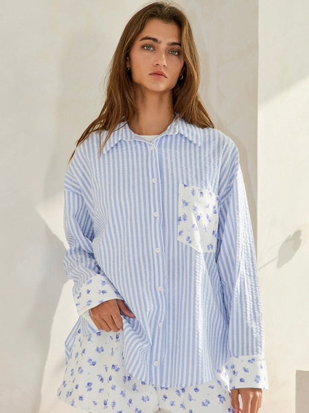 Flora Button Down Shirt